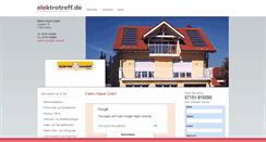 Desktop Screenshot of elektro-haarer.de
